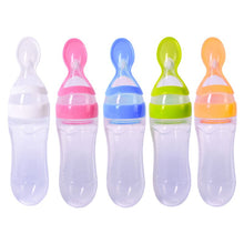Load image into Gallery viewer, Newborn Baby Squeezing Feeding Bottle