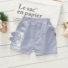 Load image into Gallery viewer, Summer Kids Boys Cartoon Letter Print Short Pants Trousers Kids Knee Length Casual Cotton Shorts
