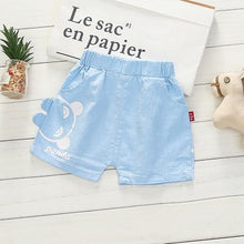 Load image into Gallery viewer, Summer Kids Boys Cartoon Letter Print Short Pants Trousers Kids Knee Length Casual Cotton Shorts
