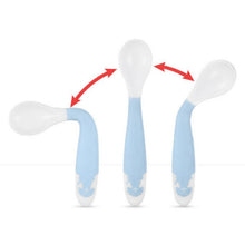 Load image into Gallery viewer, 2PCS Baby Bendable Silicon Spoon
