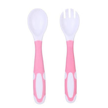 Load image into Gallery viewer, 2PCS Baby Bendable Silicon Spoon
