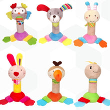 Load image into Gallery viewer, Soft Plush Cartoon Animal Rattles
